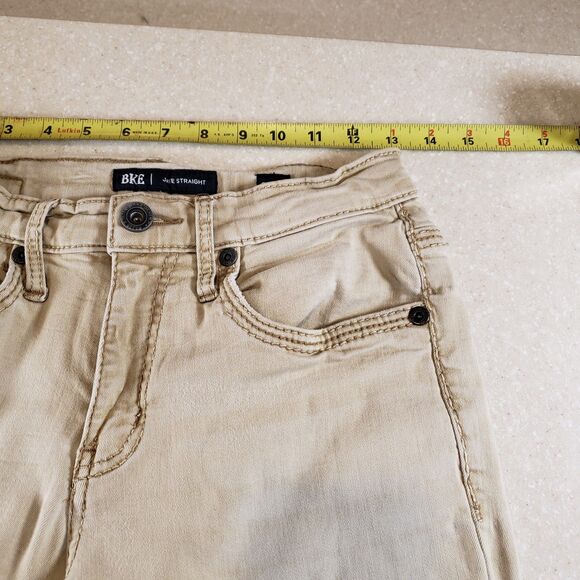 BKE Jeans Men 29 Jake Straight Leg Medium Wash Blue Denim Buckle Western Work - Picture 8 of 10